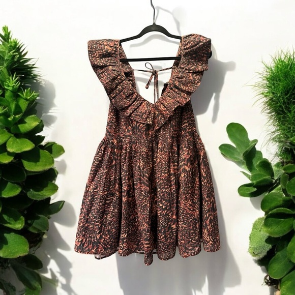 Anthropologie NWT V-Neck Bubble Dress Size small - Picture 3 of 4